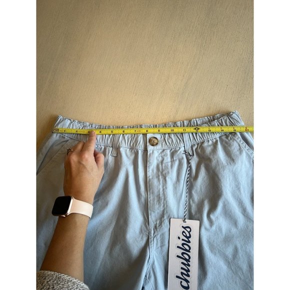 Chubbies Men’s Originals Stretch Short The Altitudes 5.5” Light Blue Size XL NWT - Picture 11 of 13